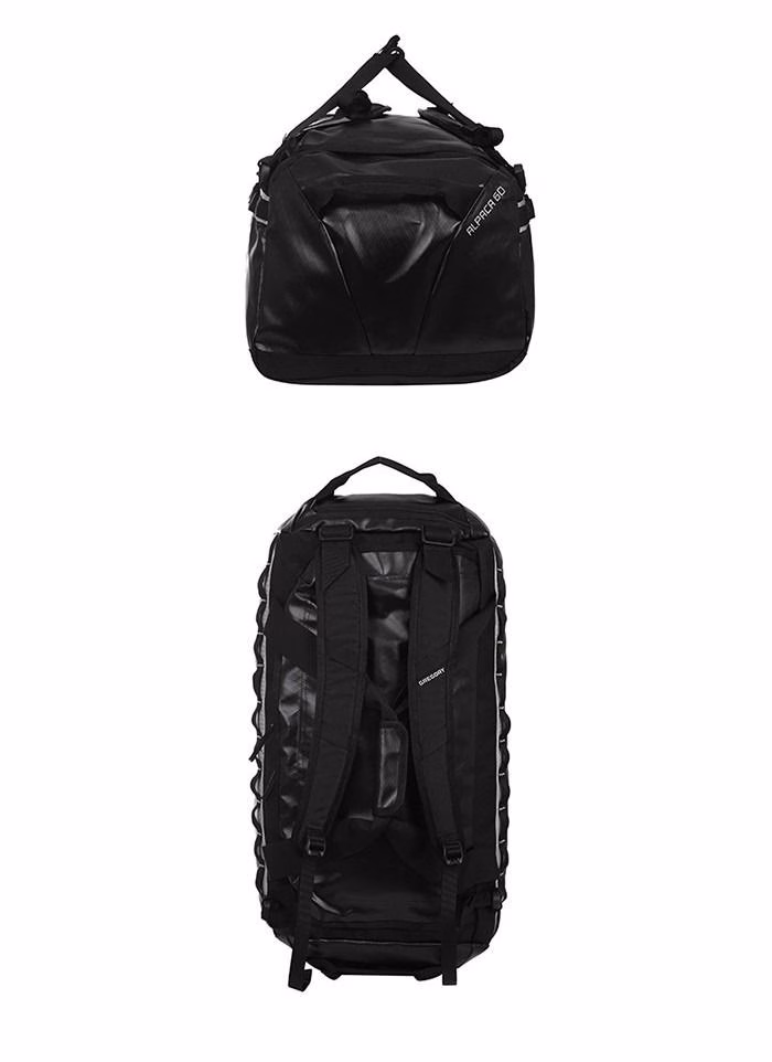 Gregory グレゴリー ALPACA DUFFEL 60L (True Black/純黑色) - Image 9