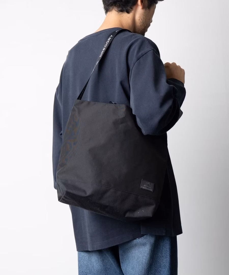 Gregory グレゴリー × FREAK 別注版 TOTE BAG (Black傳統黑色) - Image 6