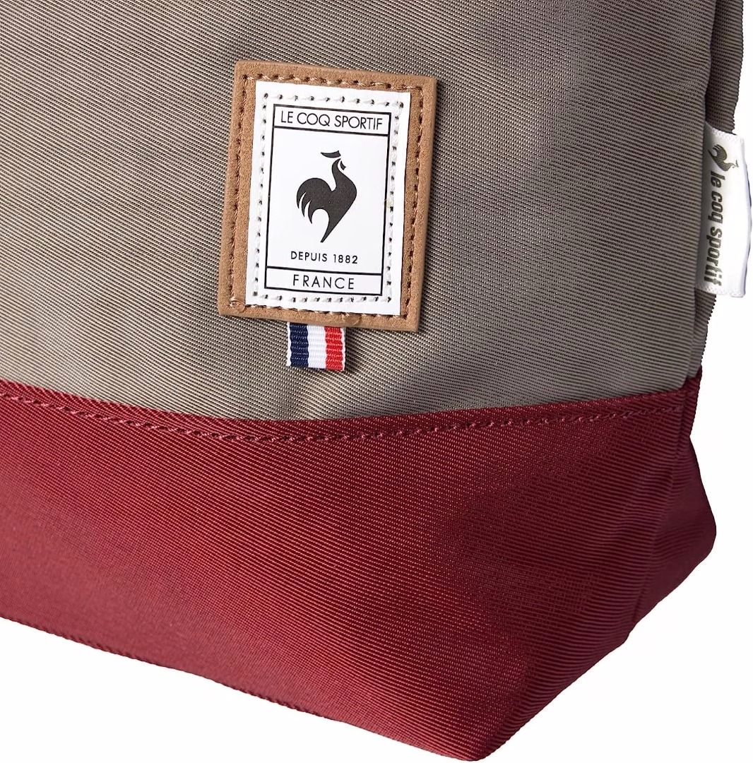 Le Coq Sportif 2 Way Tote Bag - Gray/RedBrick灰/紅磚色 - Image 2