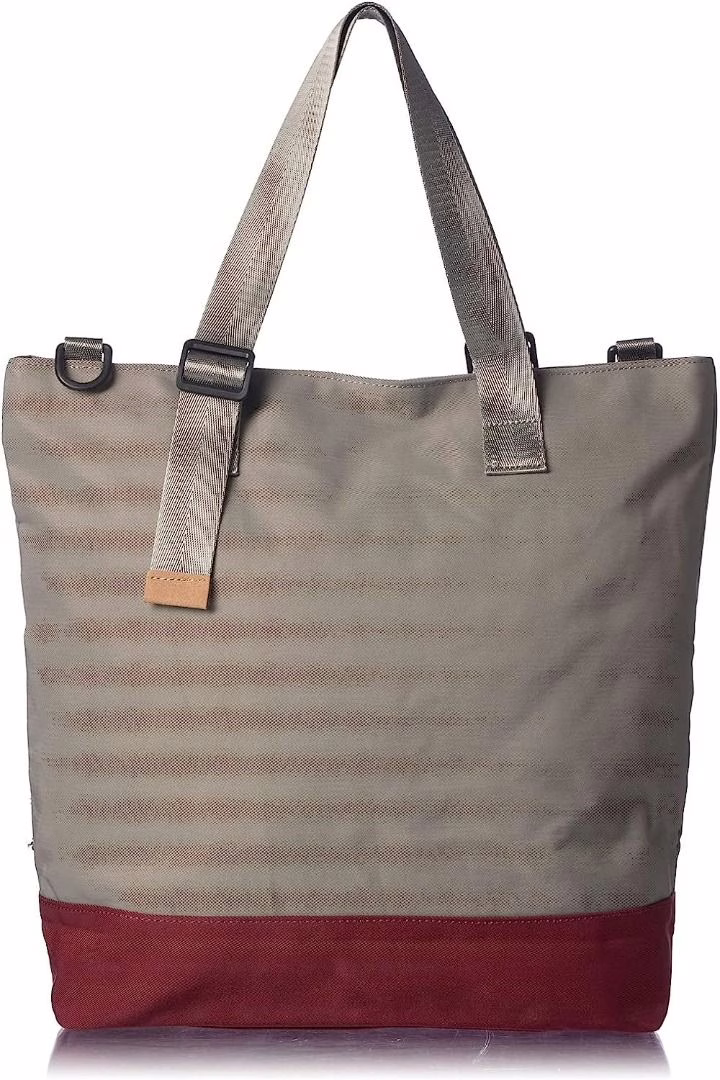 Le Coq Sportif 2 Way Tote Bag - Gray/RedBrick灰/紅磚色 - Image 5